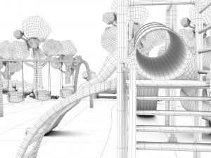 toon playground 3D Модель