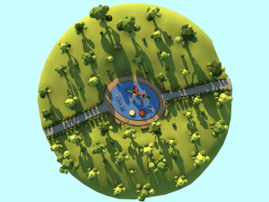 toon playground 3D Модель