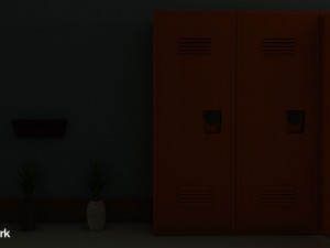 school corridor 3D Модель