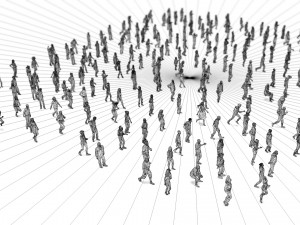 200 colorful low poly people collection Model 3D