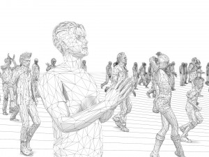 200 colorful low poly people collection Model 3D