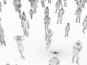 200 colorful low poly people collection Model 3D