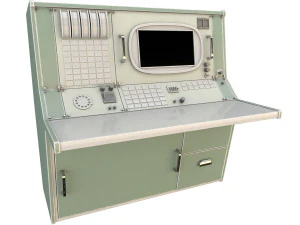 nasa control tables pbr 3D Model