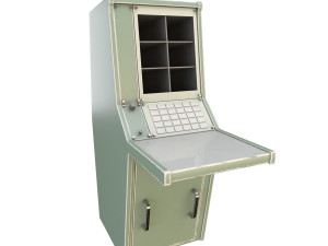 nasa control tables pbr 3D Model
