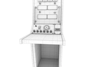 nasa control tables pbr 3D Model