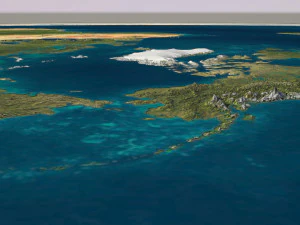flat earth 8k 3D Model