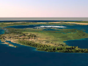 flat earth 8k 3D Model