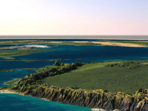 flat earth 8k 3D Model