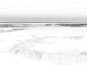 flat earth 8k 3D Model