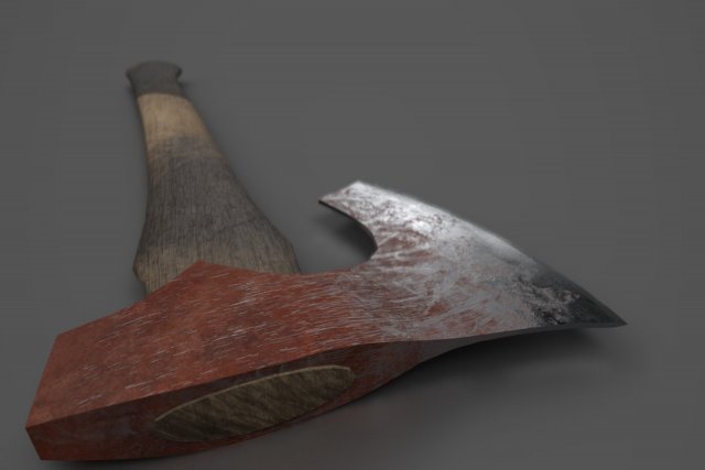 axe Modelo 3D .c4d .max .obj .3ds .fbx .stl .blend 