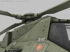 future armed helicoper 3D Модель