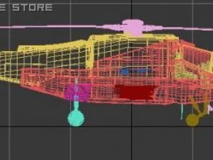 future armed helicoper 3D Model