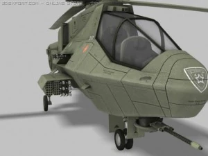 future armed helicoper 3D Model