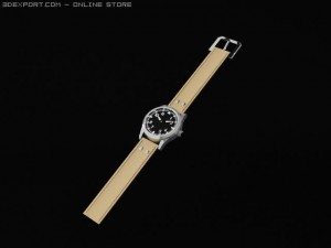 flieger watch 3D-Modell