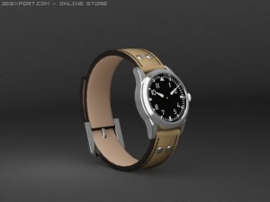 flieger watch 3D-Modell