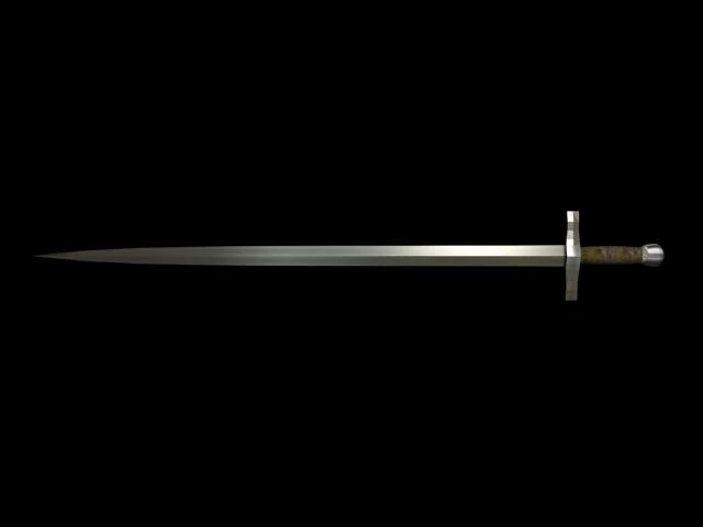 sword 3D Model .c4d .max .obj .3ds .fbx .stl .blend