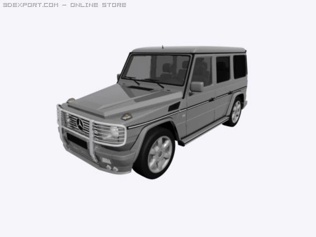 mercedesbenz gclass 3D Model .c4d .max .obj .3ds .fbx .stl .blend 