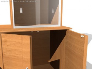 90s display cabinet Modelo 3D