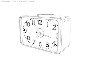 闹钟 3D 模型