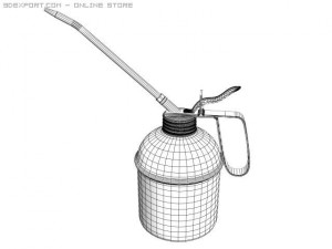 oil can 3D मॉडल