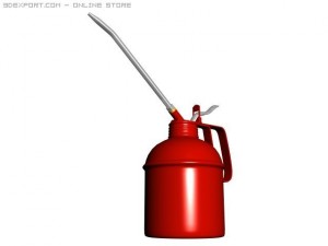 oil can 3D मॉडल