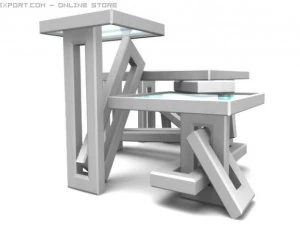 mesa de caf&eacute; Modelo 3D