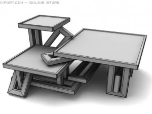 mesa de caf&eacute; Modelo 3D
