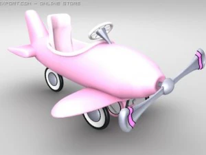 mainan pesawat pedal Model 3D