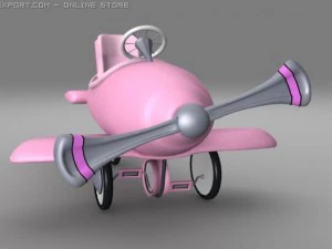 pedal plane toy 3D Model