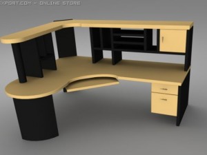 computer desk 3D Models