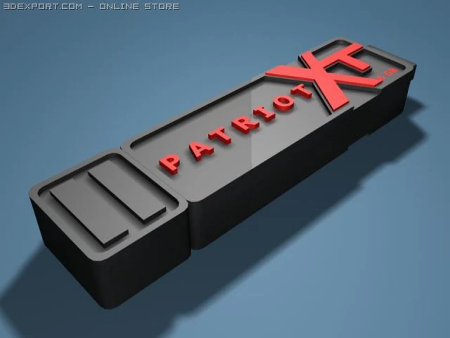 usb flash card 16 gb 3D Model .c4d .max .obj .3ds .fbx .stl .blend 