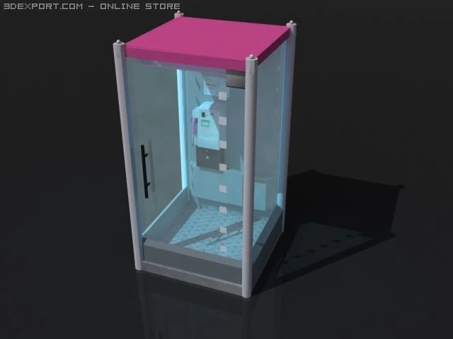callbox 3D Model .c4d .max .obj .3ds .fbx .stl .blend 