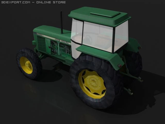 tractor 3D Model .c4d .max .obj .3ds .fbx .stl .blend 