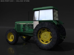 tractor Modelo 3D