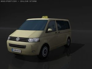 Фольксваген фургон 3D Модель