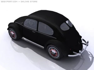 vw ビートル スプリット ウィンドウ 3Dモデル