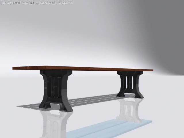 benchd 3D Model .c4d .max .obj .3ds .fbx .stl .blend 