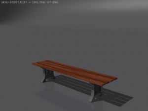 benchd 3D-Modell