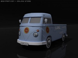 vw bulli 3D Модель