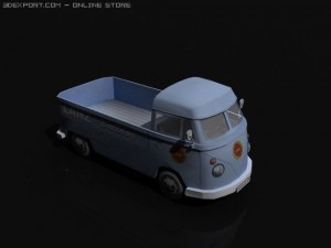 vw bulli 3Dモデル