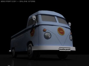 vw bulli 3Dモデル