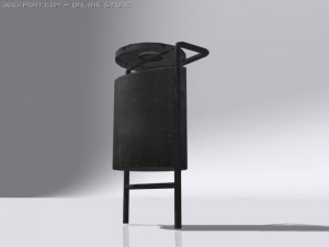 dustbina 3D Модель