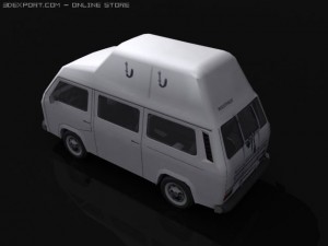 vw t3highroof 3D Model