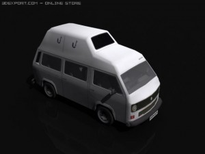 vw t3highroof 3D Model