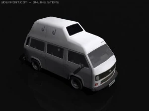 vw t3highroof 3D Model