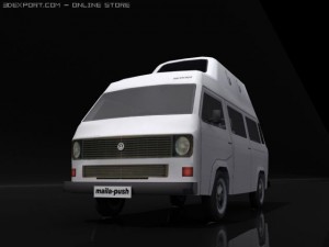 vw t3highroof 3D Model