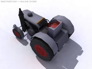 tractora 3D Модель