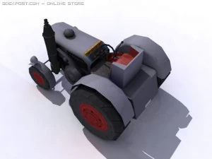 tractora 3D Model