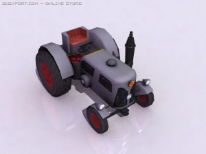 tractora 3D Модель