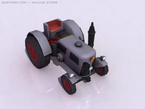 tractora 3D Model